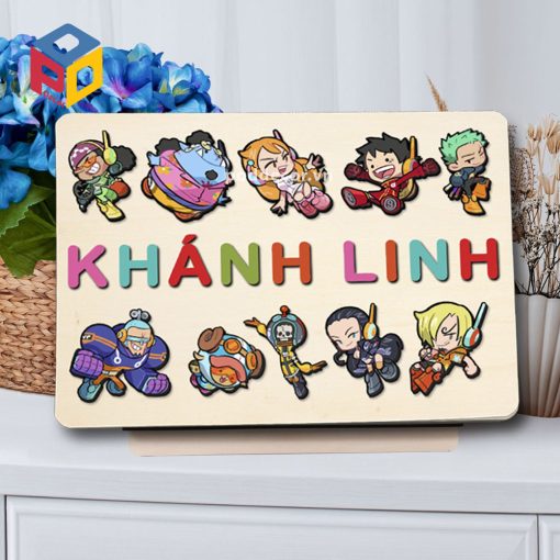 Bảng tên One Piece - đồ chơi trẻ em thông minh