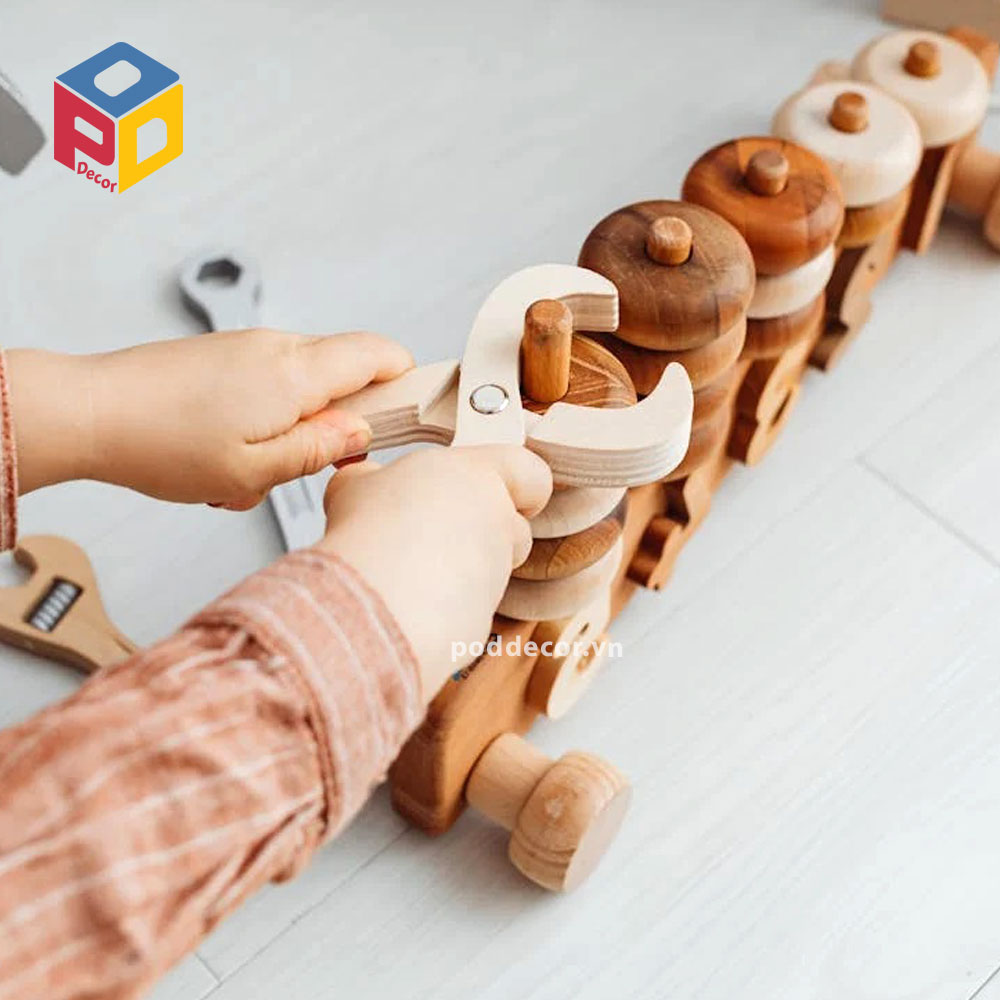 Đồ chơi bằng gỗ truyền thống cùng đa dạng sản phẩm