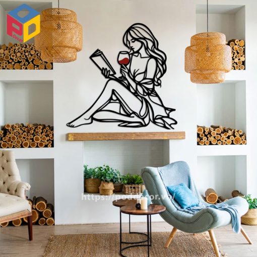 Bảng trang trí phòng khách LRD04 bằng kim loại - living room decoration table LRD04