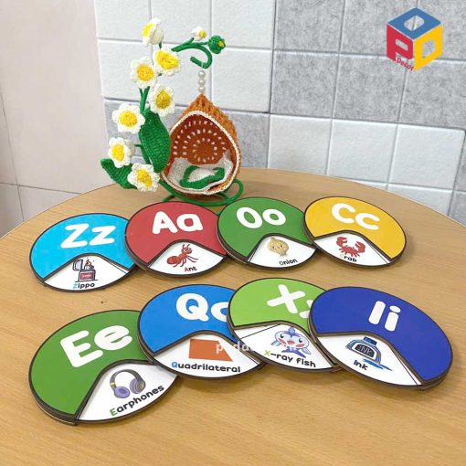Alphabet spinners AS01 Vòng xoay chữ cái AS01 giáo cụ mầm non