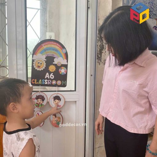 Biển lớp học SC01-Classroom sign-CS01-3