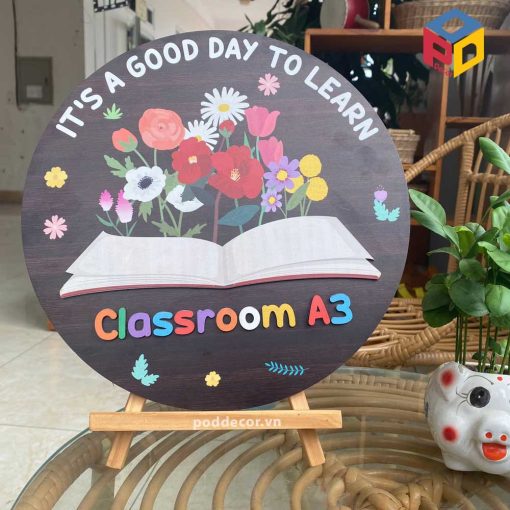 Biển lớp học SC03-Classroom sign-CS03-3