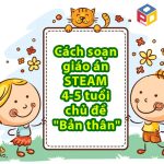 Cách soạn giáo án STEAM 4-5 tuổi chủ đề "Bản thân"