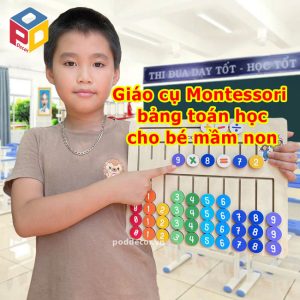 Đồ chơi Montessori bảng toán học cho bé mầm non tốt nhất