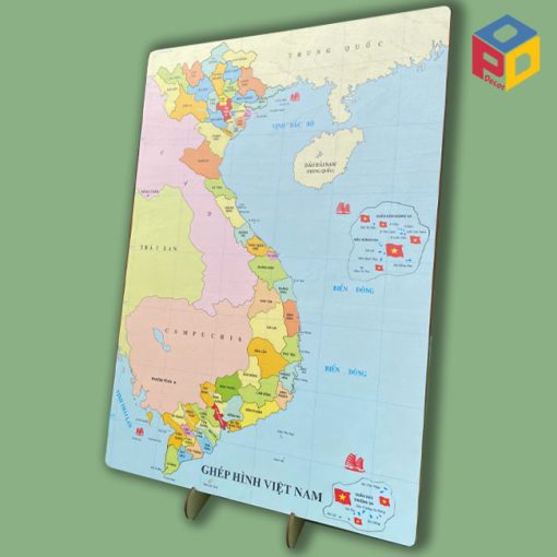 Bản đồ Việt Nam lắp ghép