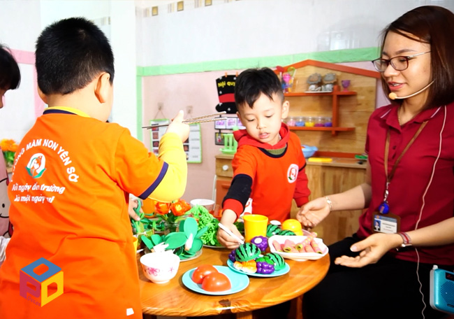 Trẻ phát triển kỹ năng sống thông qua hoạt động thực tiễn