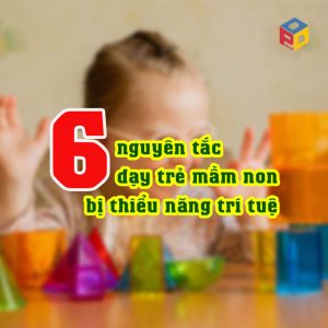 6 nguyên tắc dạy trẻ mầm non bị thiểu năng trí tuệ