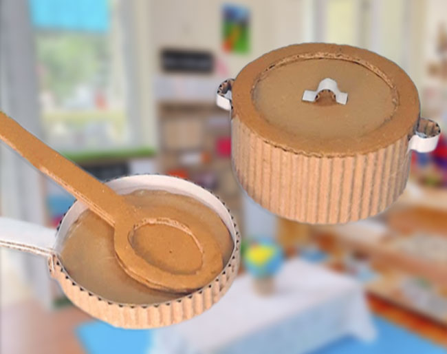 Bộ nhà bếp gồm nồi và chảo