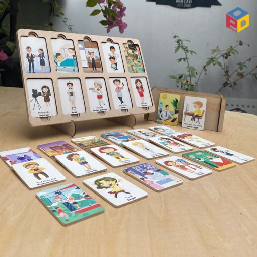 Đồ chơi lắp ghép nghề nghiệp CA 02 cho bé gái