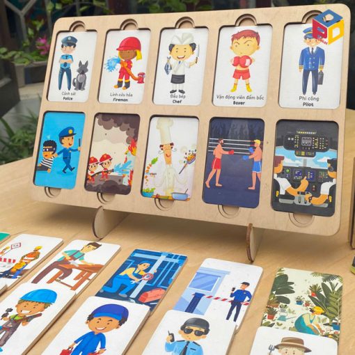 Đồ chơi lắp ghép nghề nghiệp CA01 cho bé trai