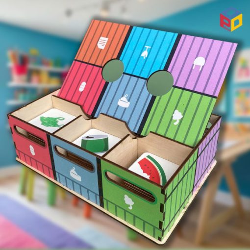 Hộp phân loại rác thải GB01 đồ chơi giáo dục