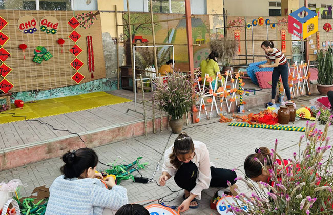 Trang trí gian hàng hội chợ quê theo từng chủ đề