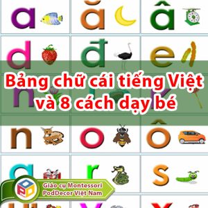 Bảng chữ cái tiếng Việt và 8 cách dạy bé học chữ cái hiệu quả