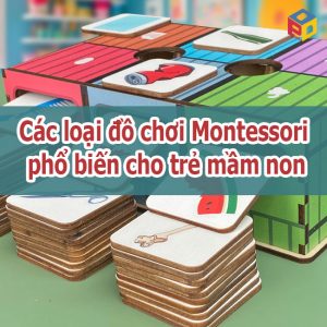 Các loại đồ chơi Montessori phổ biến