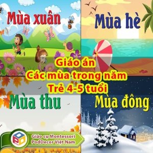 Giáo án Các mùa trong năm Trẻ 4-5 tuổi