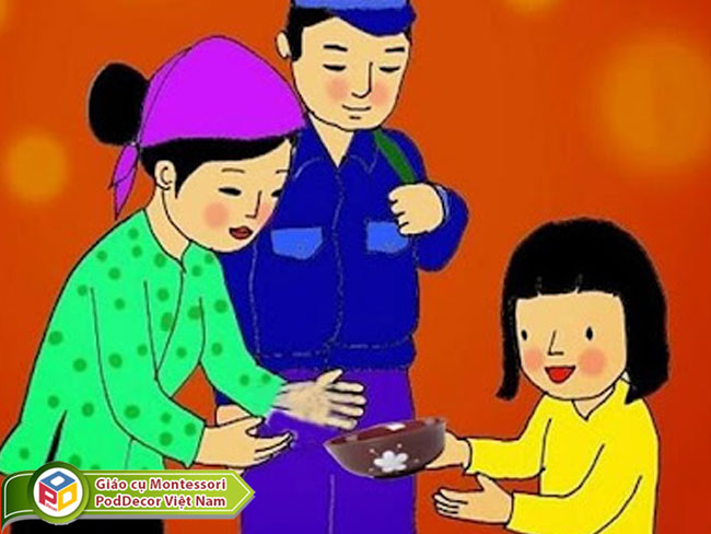 Giáo án Cái bát xinh xinh giúp trẻ 3 tuổi hiểu được giá trị lao động