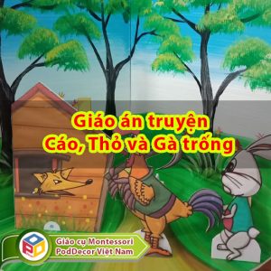 Giáo án Cáo, Thỏ và Gà trống Trẻ 3-4 tuổi