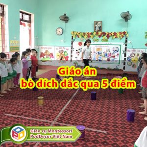 Giáo án bò dích dắc qua 5 điểm trẻ mẫu giáo lớn