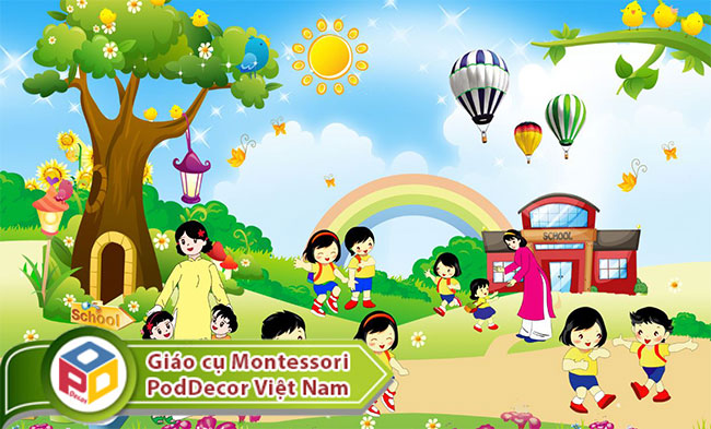 Giáo án giúp bé thêm yêu quý ngôi trường của mình