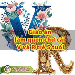Giáo án làm quen chữ cái V và R trẻ 5 tuổi