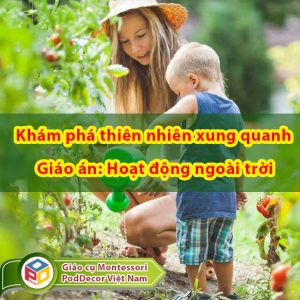 Khám phá thiên nhiên xung quanh Giáo án: Hoạt động ngoài trời
