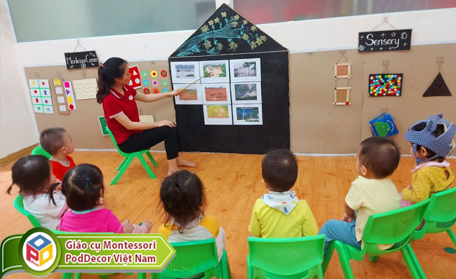 Một tiết học của trẻ 12 24 tháng tuổi trường mầm non KLF HÀ NỘI