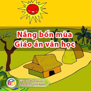 Nắng bốn mùa Giáo án làm quen văn học trẻ 4-5 tuổi.