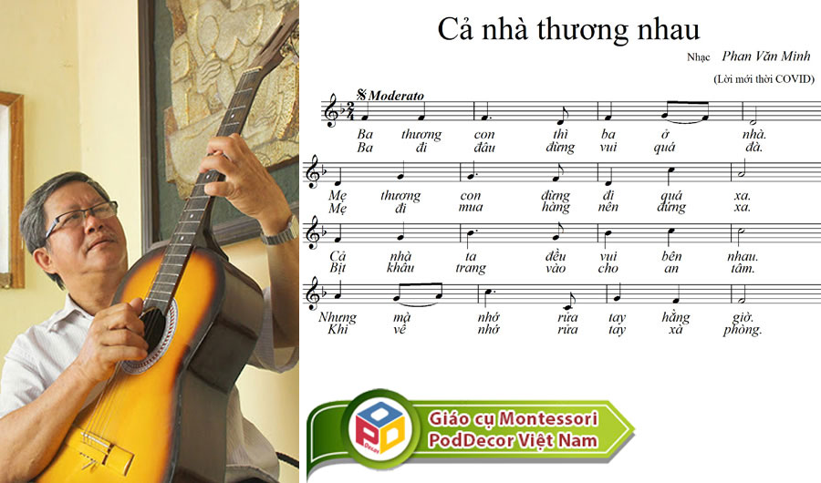 Nhạc và lời bài hát Cả nhà thương nhau