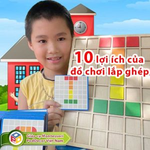 10 lợi ích của đồ chơi lắp ghép thông minh