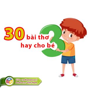 30 bài thơ mầm non ngắn cực hay