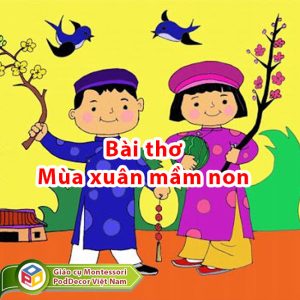 Bài thơ mùa xuân mầm non