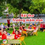 Bài thơ về chủ đề trường mầm non