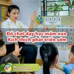 Đồ chơi dạy học mầm non Kích thích sự phát triển sớm cho trẻ