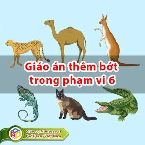 Giáo án thêm bớt trong phạm vi 6