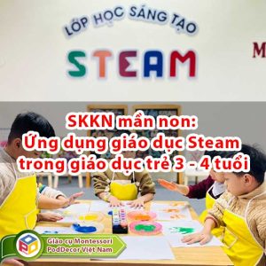 SKKN mầm non: Ứng dụng giáo dục Steam trong giáo dục trẻ 3 4 tuổi