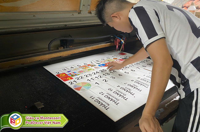 Sản xuất đồ dùng mầm non Montessori tại công ty sản xuất đồ chơi trẻ em PodDecor Việt Nam