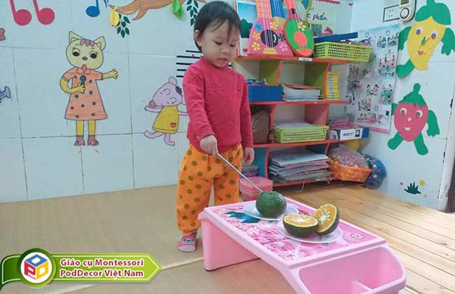 Trẻ mầm non Vĩnh Phúc trong tiết học nhận biết tập nói