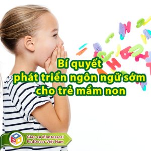 Bí quyết phát triển ngôn ngữ sớm cho trẻ mầm non